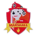 PAW Patrol Marshall Firefighter Pup Shield Patch