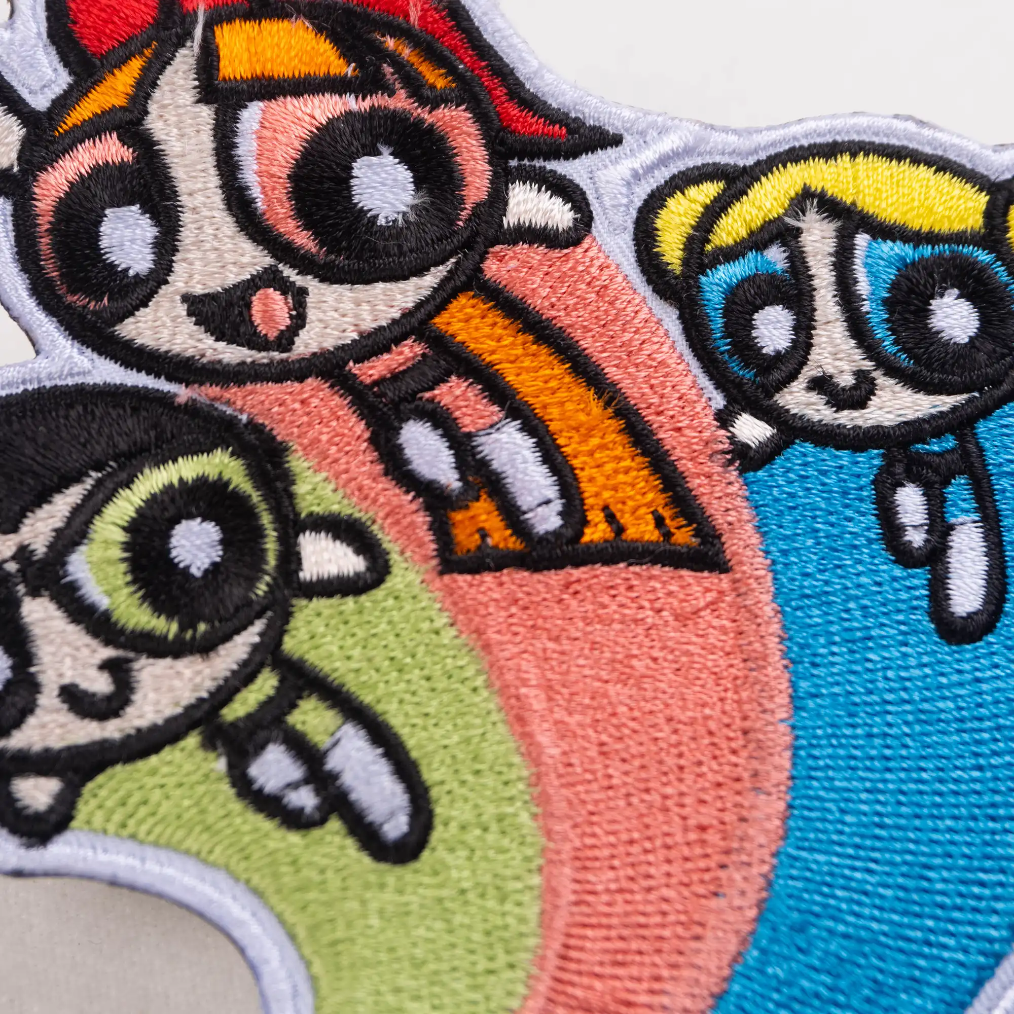 Powerpuff Girls Action Trio Iron-On Patch
