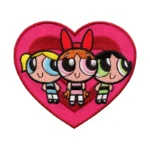 Powerpuff Girls Heart Trio Iron-on Patch