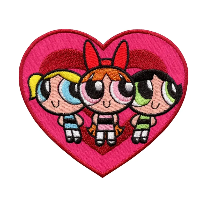 Powerpuff Girls Heart Trio Patch