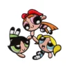 Powerpuff Girls Holding Hands Trio Patch