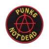 Punks Not Dead Anarchy Round Patch