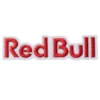 Red Bull text logo patch