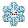Smiling Snowflake Patch