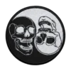 Yin Yang skull Dual Skull Patch