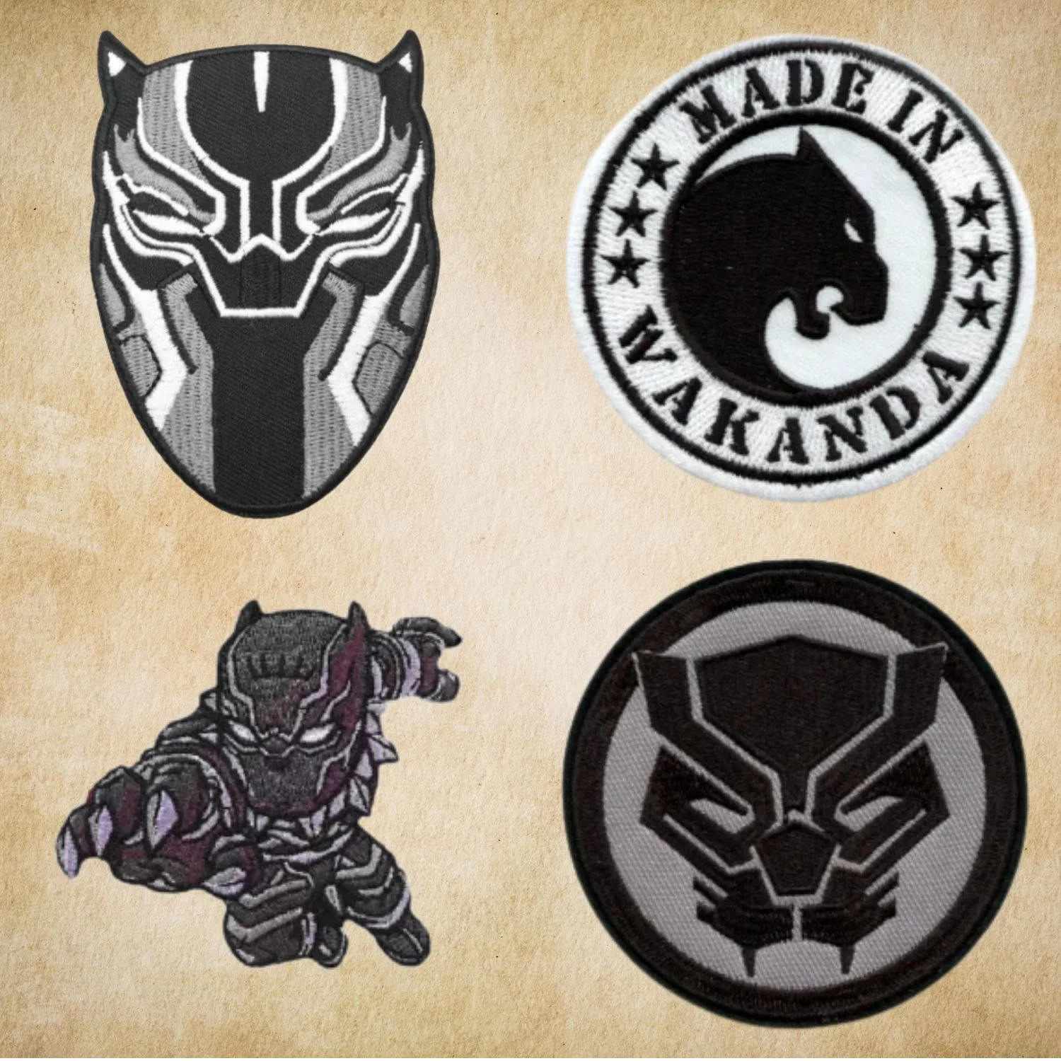 Black Panther Patches