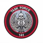 Call of Duty Task Force 141 Red Round Patch