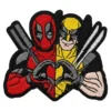 Deadpool and Wolverine Heart Hands Patch