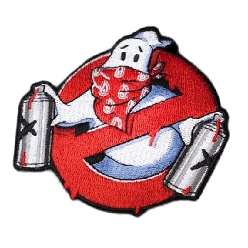 Ghostbusters Graffiti Street Art Ghost Patch