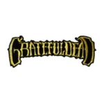 Grateful Dead Gold Script Logo Patch
