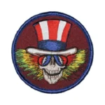 Grateful Dead Uncle Sam Skeleton Patch