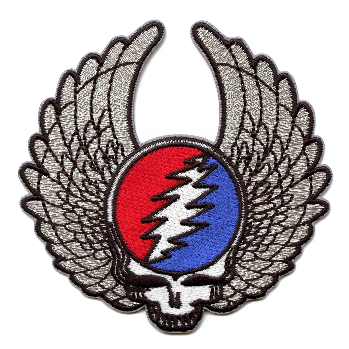 Grateful Dead Winged Steal Your Face Patch