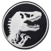 Jurassic Park T-Rex Skeleton Round Patch