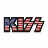 KISS American Flag Logo Patch