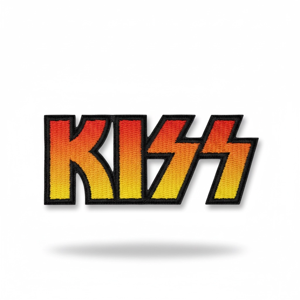 KISS Rock Band Logo Patch