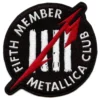 Metallica Fifth Member Club Patch