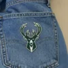 Milwaukee Bucks Logo Patch For Jeans