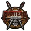 Pantera Crossed Knives Skull Patch