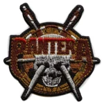 Pantera Crossed Knives Skull Patch