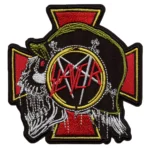 Slayer Skull Profile Iron-On Patch