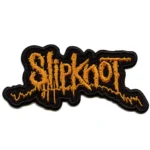Slipknot Orange Script Logo Patch