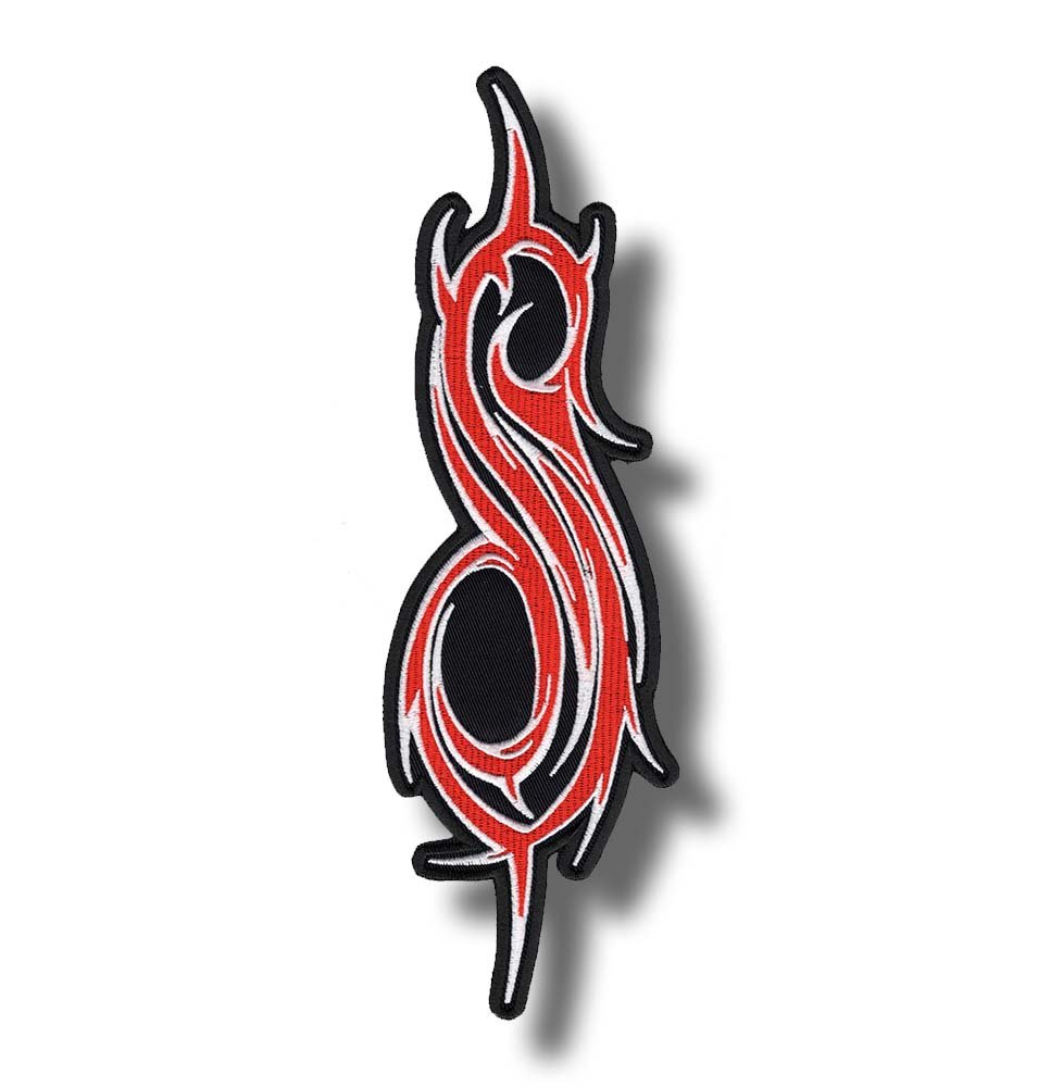 Slipknot Red Tribal S Logo Patch