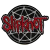 slipknot red tribal star round patch