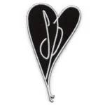 Smashing Pumpkins Black Heart "SP" Logo Patch