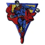 Superman Action Flying Pose Patch