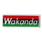 Wakanda Script Flag Embroidered Patch