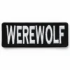 Werewolf Text Logo Patch
