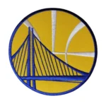 Golden State Warriors Yellow Logo Embroidered Patch