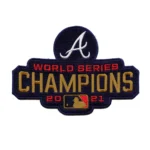 Atlanta Braves 2021 World Series Champions Gold Patch