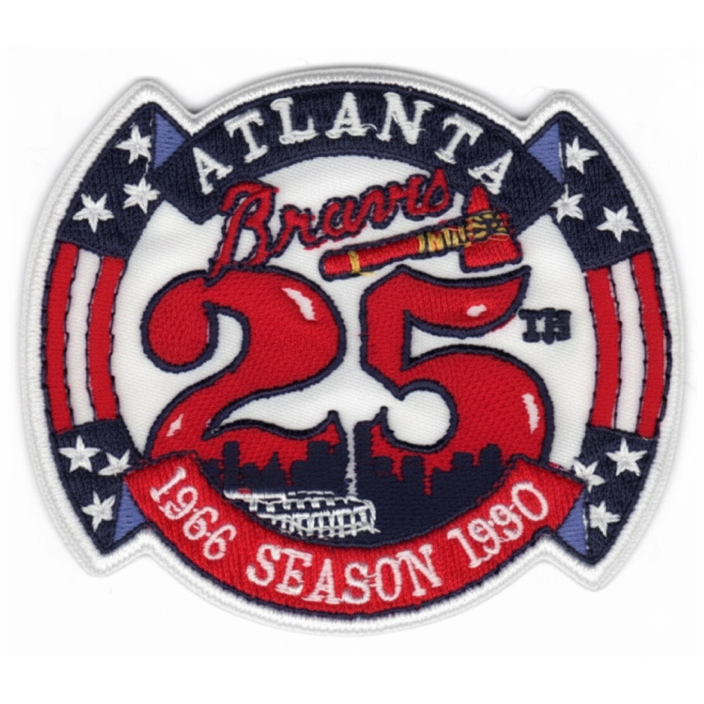 Atlanta Braves 25th Anniversary Patch