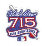 Atlanta Braves Hank Aaron 715th Home Run 25th Anniversary Patch