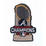 2021 Atlanta Braves World Series Champions Trophy Patch