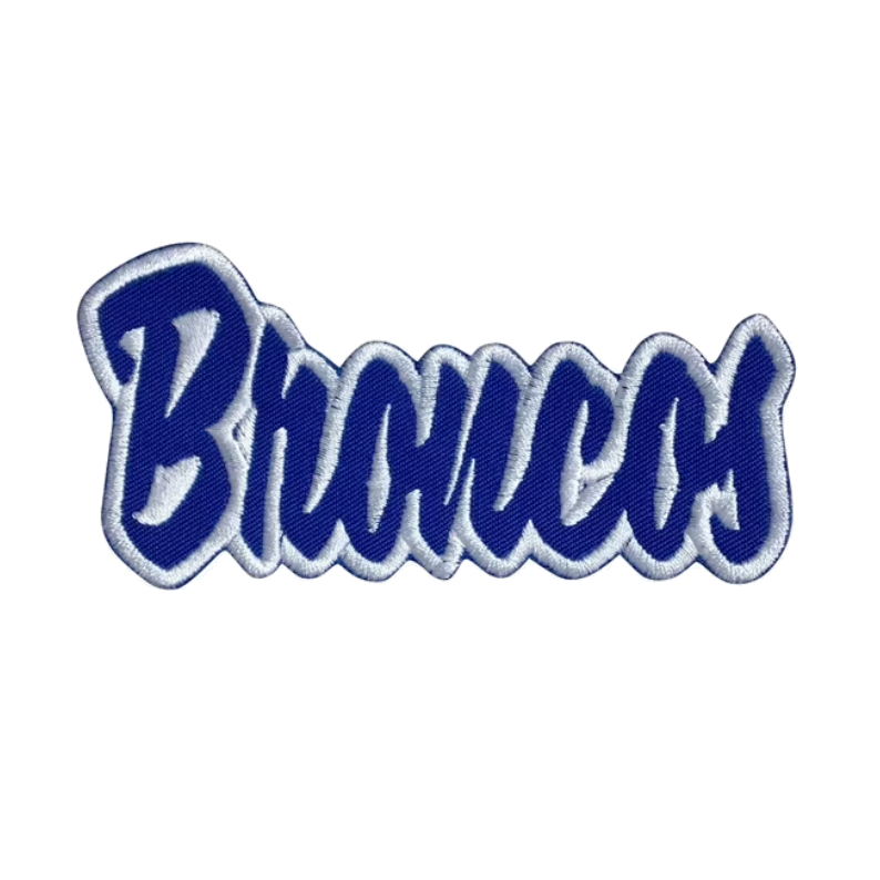 Broncos Script Logo Patch