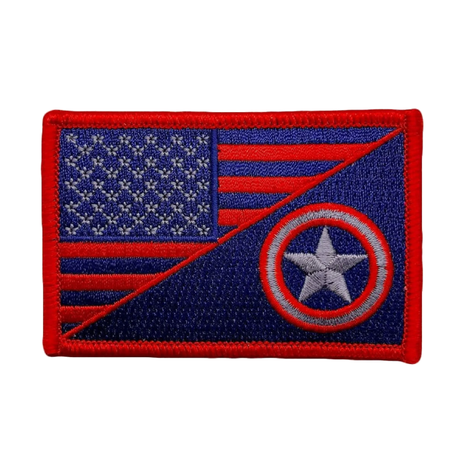 Captain America American Flag Shield Patch