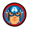 Captain America Shield Round Patch