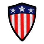 Captain America Vintage Shield Badge Patch