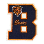 Chicago Bears "B" Logo Embroidered Patch
