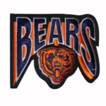 Chicago Bears "Bears" Wordmark & Bear Head Patch