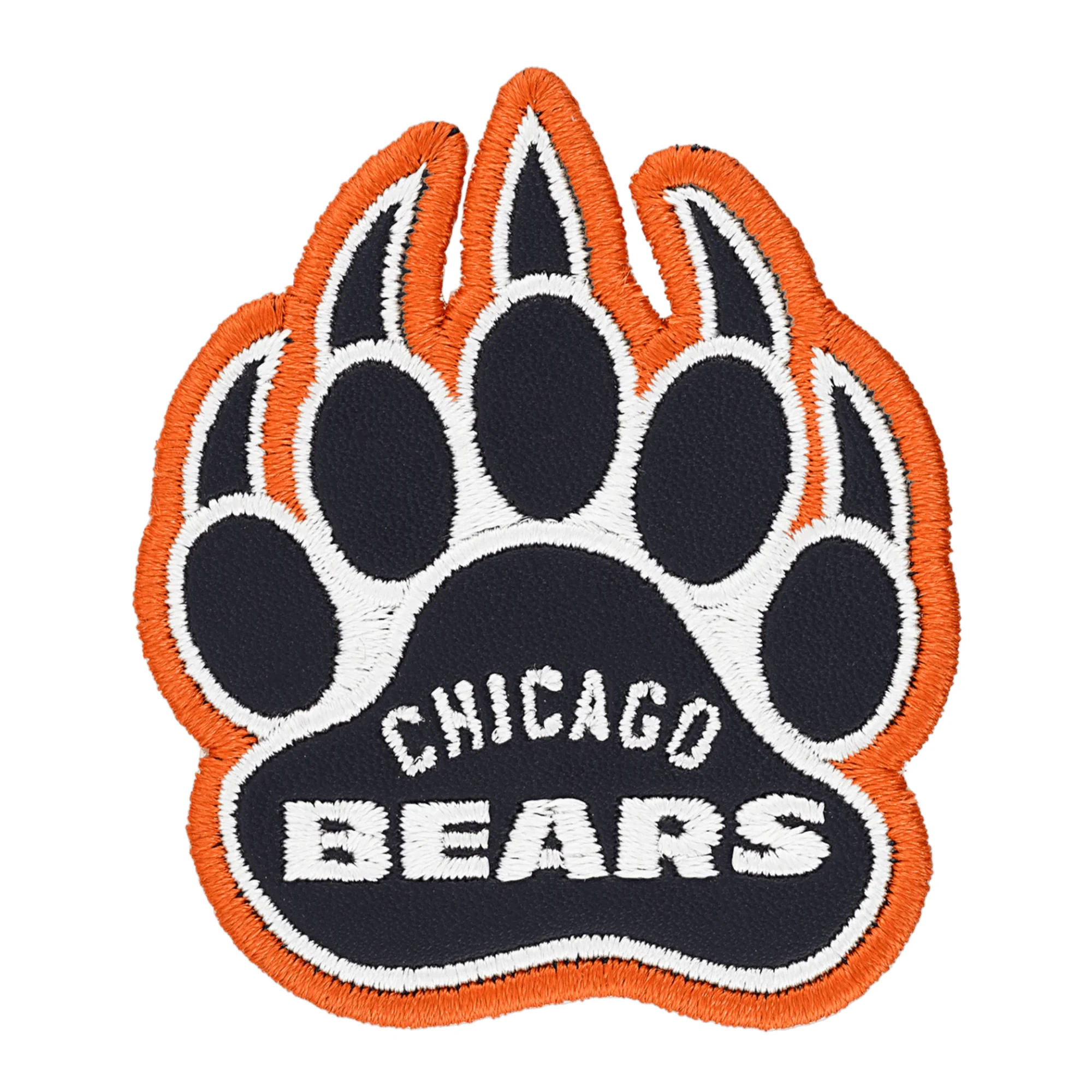 Chicago Bears Paw Print Patch