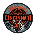 Cincinnati Bengals "EST 1968" Vintage Round Patch