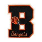 Cincinnati Bengals Vintage Letter B Logo Patch