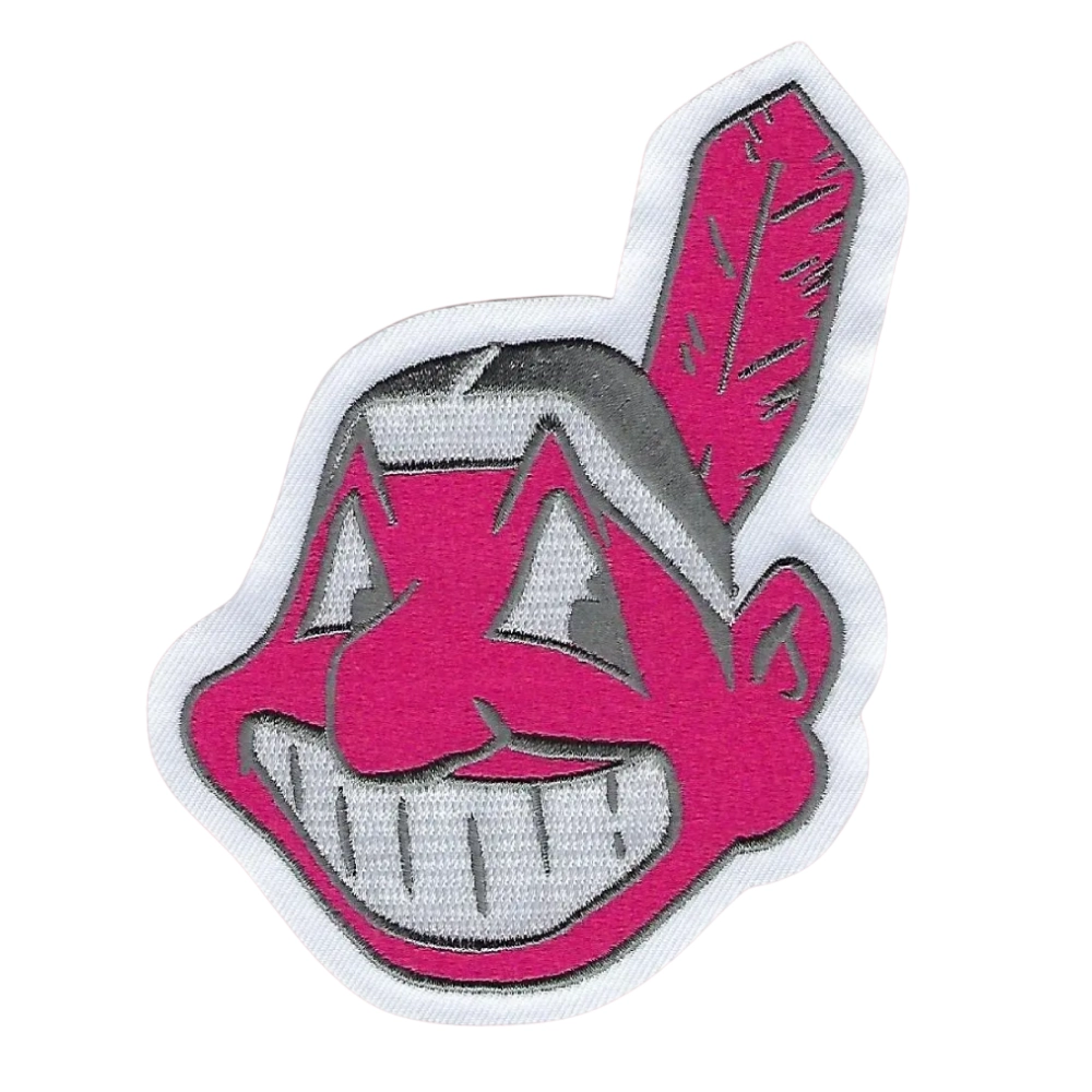 Cleveland Indians Chief Pink Wahoo Patch