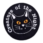 Creature of the Night Black Cat Patch