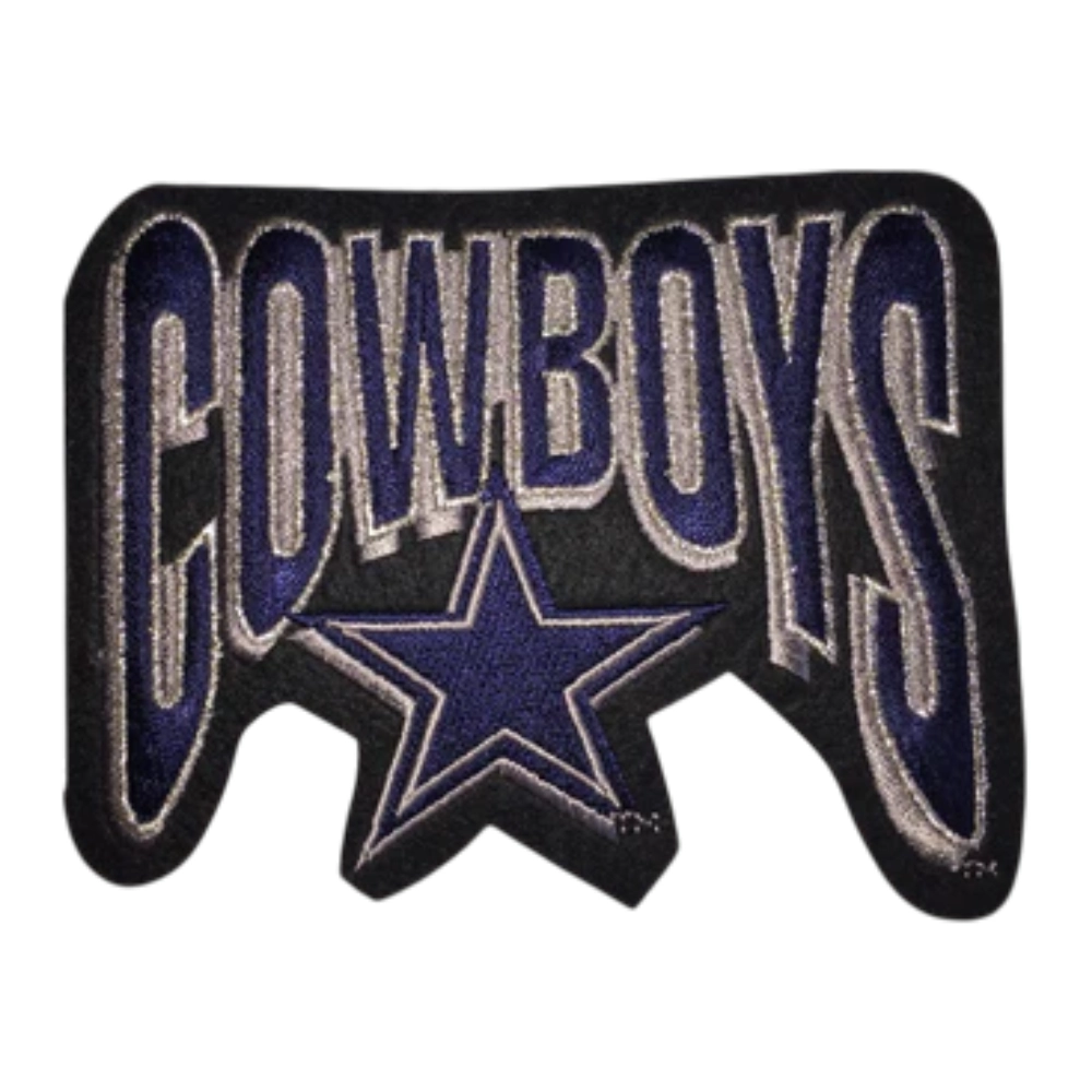 Dallas Cowboys Script Star Logo Patch