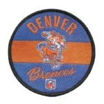 Denver Broncos Round Logo Orange/Blue Embroidery Patch
