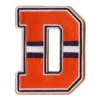 Denver Orange Varsity Letter "D" Patch